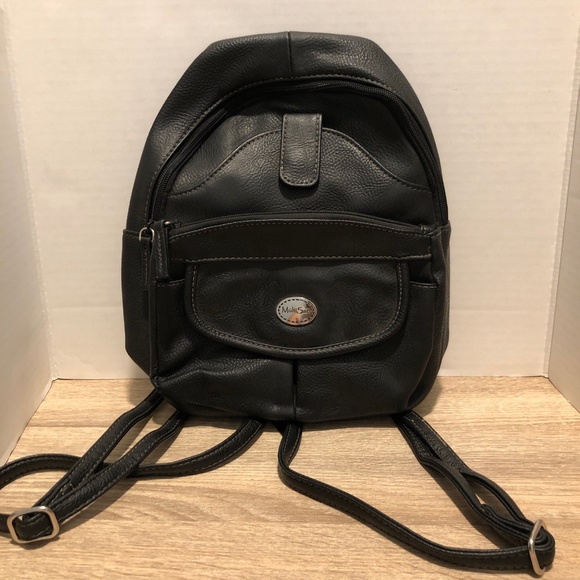 MultiSac Bags Multisac Convertible Backpack Black Purse Crossbody